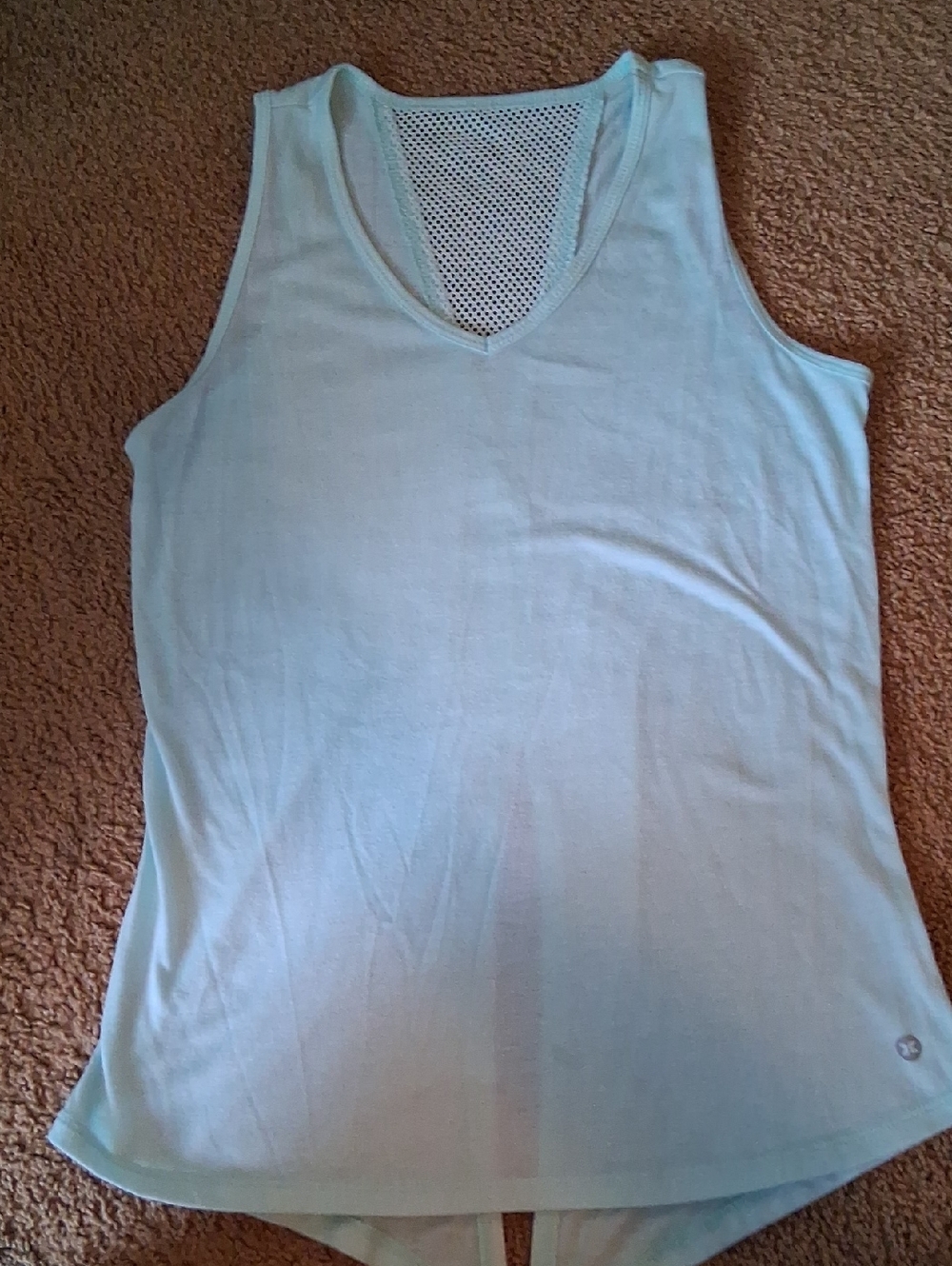 Light mint green Women's V-Neck Tank Top